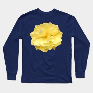 Yellow Double Begonia Close-up Long Sleeve T-Shirt